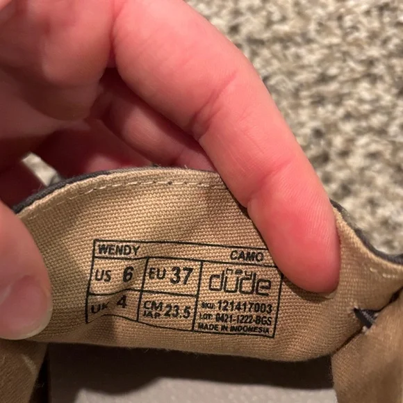 Camo Hey Dude Slip-On in Brown and Tan - Picture 2 of 4